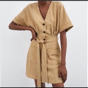 Zara Button Up Dress